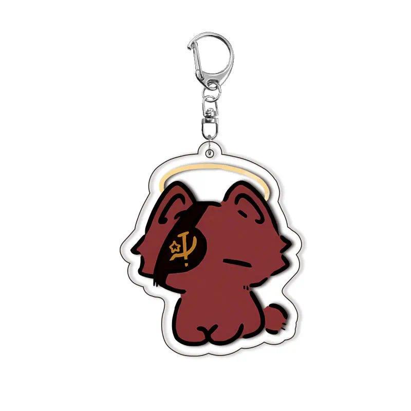 Animation Game Countryhumans Cosplay Mica Keychain Cat Series Anime Figure Key Chain Hanging Móc Khóa In Theo Yêu Cầu, Chất Liệu Mica Trong Suốt In 2 Mặt , Dày 4mm 4 Animation Game Countryhumans Cosplay Mica Keychain Cat Series Anime Figure Key Chain Hanging Móc Khóa In Theo Yêu Cầu, Chất Liệu Mica Trong Suốt In 2 Mặt , Dày 4mm - Ảnh 4