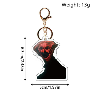 Animation The Boiled One Game Peripheral Plush Toy Hanging Face Keychain Friends Key Chain Móc Khóa In Theo Yêu Cầu, Chất Liệu Mica Trong Suốt In 2 Mặt , Dày 4mm