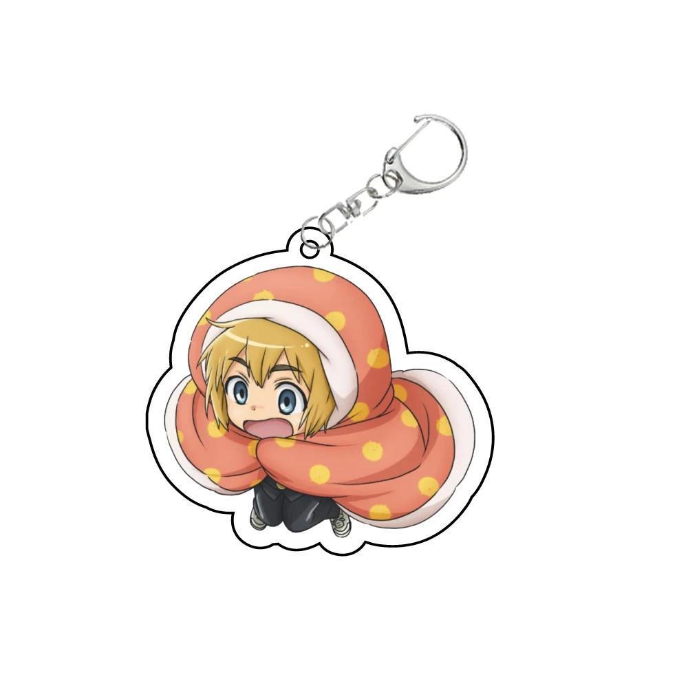 Anime 55mm Attack On Titan Keychain Eren Jaeger/mikasa Ackerman/armin Arlert Keychain Acrylic Móc Khóa In Theo Yêu Cầu, Chất Liệu Mica Trong Suốt In 2 Mặt , Dày 4mm 3 Anime 55mm Attack On Titan Keychain Eren Jaeger/mikasa Ackerman/armin Arlert Keychain Acrylic Móc Khóa In Theo Yêu Cầu, Chất Liệu Mica Trong Suốt In 2 Mặt , Dày 4mm - Ảnh 3