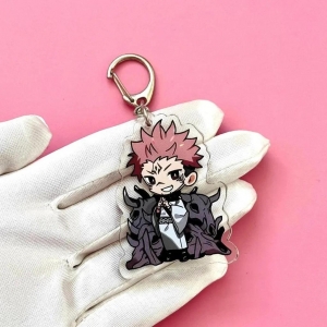 Anime Acrylic Key Buckle For Jjk Hakari Kinji Ryomen Sukuna Yuta Okkotsu Kenjaku Choso Móc Khóa In Theo Yêu Cầu, Chất Liệu Mica Trong Suốt In 2 Mặt , Dày 4mm
