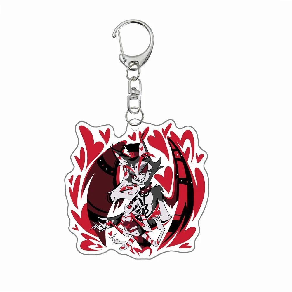 Anime Acrylic Keychain For Hazbin Hotel Vox Niffty Angel Dust Husk Animemicas Keychain Móc Khóa In Theo Yêu Cầu, Chất Liệu Mica Trong Suốt In 2 Mặt , Dày 4mm 2 Anime Acrylic Keychain For Hazbin Hotel Vox Niffty Angel Dust Husk Animemicas Keychain Móc Khóa In Theo Yêu Cầu, Chất Liệu Mica Trong Suốt In 2 Mặt , Dày 4mm - Ảnh 2