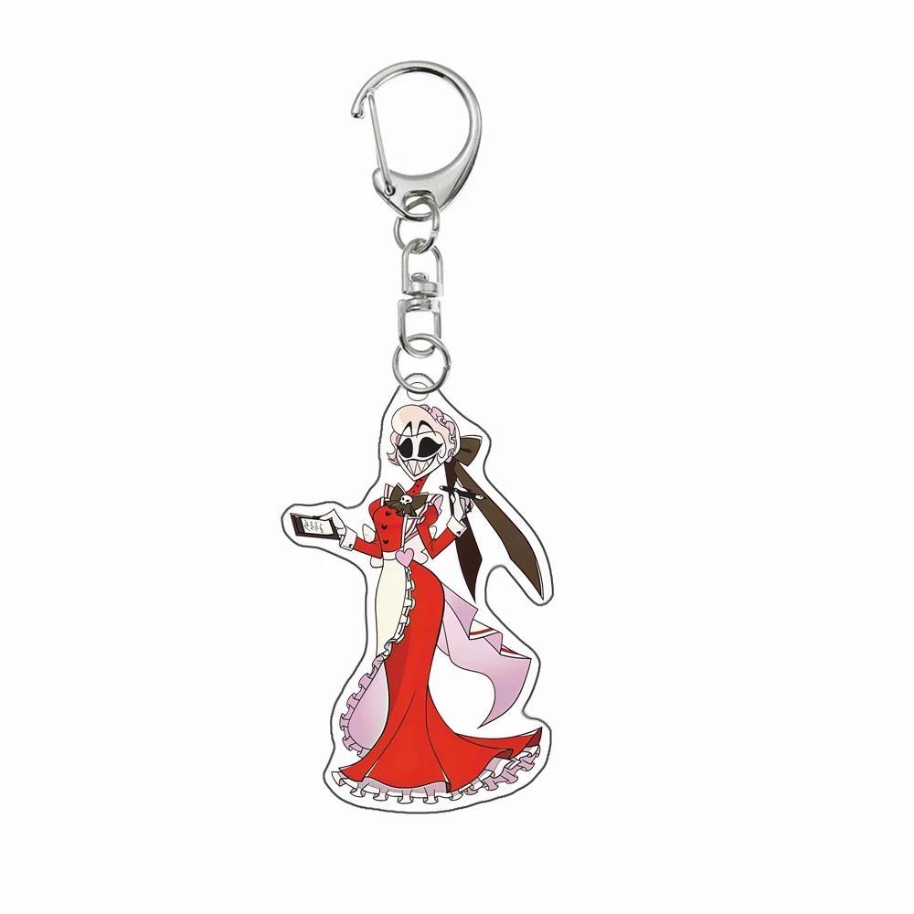 Anime Acrylic Keychain For Hazbin Hotel Alastor Charlie Vaggie Acrylic Key Buckle Keychain S Móc Khóa In Theo Yêu Cầu, Chất Liệu Mica Trong Suốt In 2 Mặt , Dày 4mm 11 Anime Acrylic Keychain For Hazbin Hotel Alastor Charlie Vaggie Acrylic Key Buckle Keychain S Móc Khóa In Theo Yêu Cầu, Chất Liệu Mica Trong Suốt In 2 Mặt , Dày 4mm - Ảnh 11