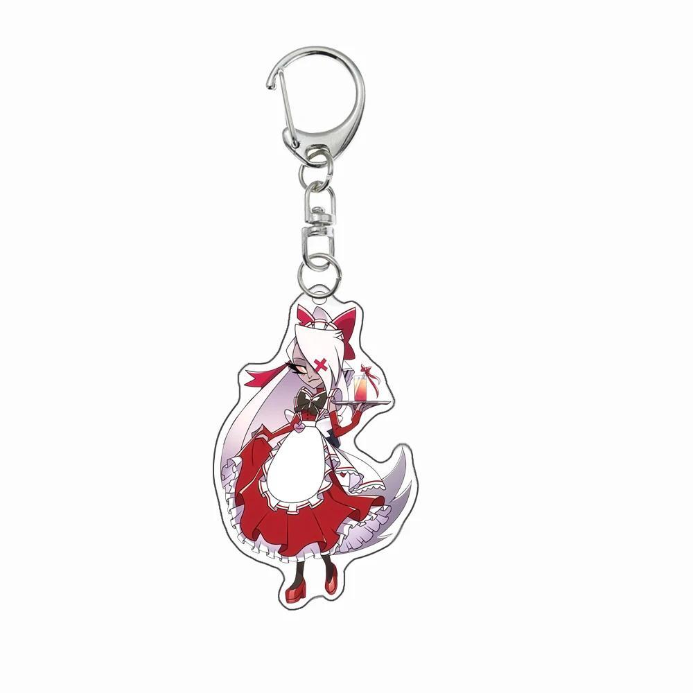 Anime Acrylic Keychain For Hazbin Hotel Alastor Charlie Vaggie Acrylic Key Buckle Keychain S Móc Khóa In Theo Yêu Cầu, Chất Liệu Mica Trong Suốt In 2 Mặt , Dày 4mm 12 Anime Acrylic Keychain For Hazbin Hotel Alastor Charlie Vaggie Acrylic Key Buckle Keychain S Móc Khóa In Theo Yêu Cầu, Chất Liệu Mica Trong Suốt In 2 Mặt , Dày 4mm - Ảnh 12