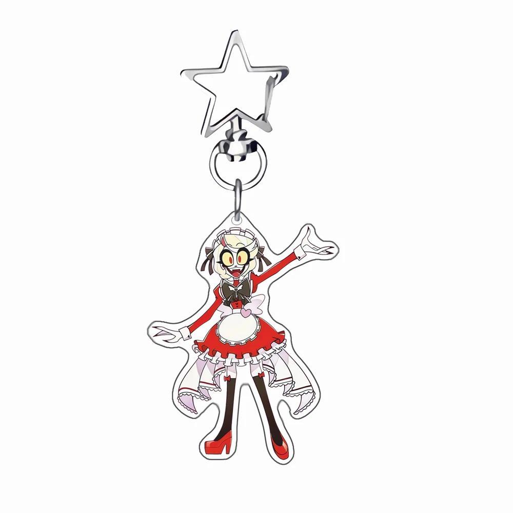 Anime Acrylic Keychain For Hazbin Hotel Alastor Charlie Vaggie Acrylic Key Buckle Keychain S Móc Khóa In Theo Yêu Cầu, Chất Liệu Mica Trong Suốt In 2 Mặt , Dày 4mm 15 Anime Acrylic Keychain For Hazbin Hotel Alastor Charlie Vaggie Acrylic Key Buckle Keychain S Móc Khóa In Theo Yêu Cầu, Chất Liệu Mica Trong Suốt In 2 Mặt , Dày 4mm - Ảnh 15