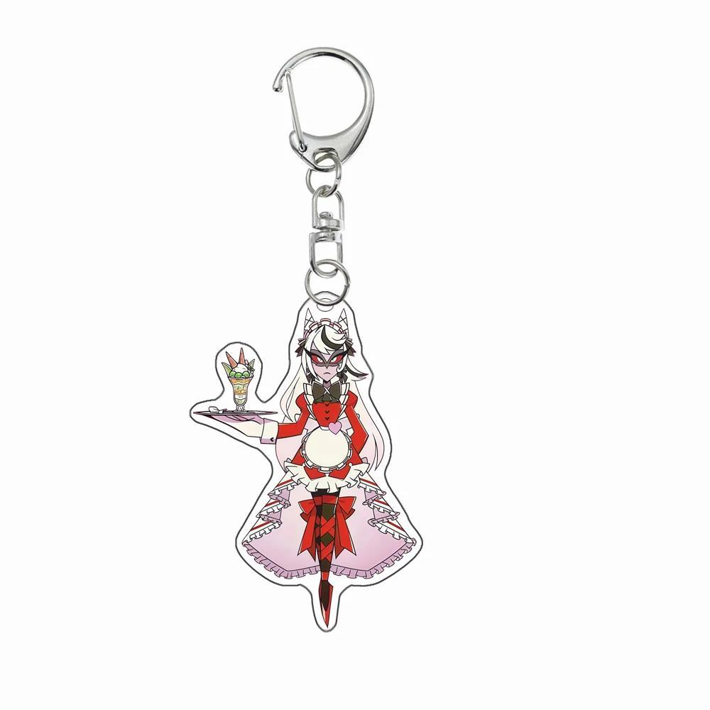 Anime Acrylic Keychain For Hazbin Hotel Alastor Charlie Vaggie Acrylic Key Buckle Keychain S Móc Khóa In Theo Yêu Cầu, Chất Liệu Mica Trong Suốt In 2 Mặt , Dày 4mm 17 Anime Acrylic Keychain For Hazbin Hotel Alastor Charlie Vaggie Acrylic Key Buckle Keychain S Móc Khóa In Theo Yêu Cầu, Chất Liệu Mica Trong Suốt In 2 Mặt , Dày 4mm - Ảnh 17