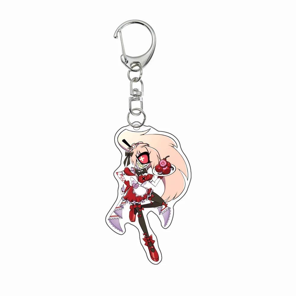 Anime Acrylic Keychain For Hazbin Hotel Alastor Charlie Vaggie Acrylic Key Buckle Keychain S Móc Khóa In Theo Yêu Cầu, Chất Liệu Mica Trong Suốt In 2 Mặt , Dày 4mm 18 Anime Acrylic Keychain For Hazbin Hotel Alastor Charlie Vaggie Acrylic Key Buckle Keychain S Móc Khóa In Theo Yêu Cầu, Chất Liệu Mica Trong Suốt In 2 Mặt , Dày 4mm - Ảnh 18