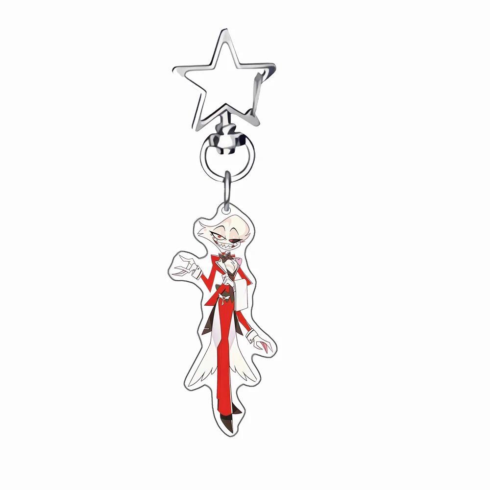 Anime Acrylic Keychain For Hazbin Hotel Alastor Charlie Vaggie Acrylic Key Buckle Keychain S Móc Khóa In Theo Yêu Cầu, Chất Liệu Mica Trong Suốt In 2 Mặt , Dày 4mm 4 Anime Acrylic Keychain For Hazbin Hotel Alastor Charlie Vaggie Acrylic Key Buckle Keychain S Móc Khóa In Theo Yêu Cầu, Chất Liệu Mica Trong Suốt In 2 Mặt , Dày 4mm - Ảnh 4