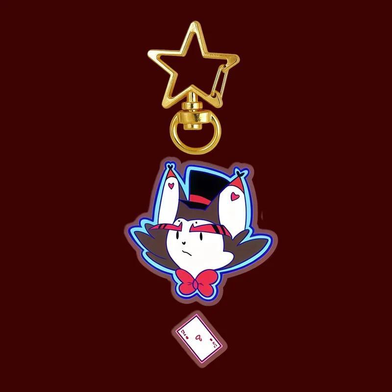 Anime Acrylic Keychain For Hazbin Hotel Helluva Boss Alastor Millie Stolas Vox Anime Keychain Móc Khóa In Theo Yêu Cầu, Chất Liệu Mica Trong Suốt In 2 Mặt , Dày 4mm 4 Anime Acrylic Keychain For Hazbin Hotel Helluva Boss Alastor Millie Stolas Vox Anime Keychain Móc Khóa In Theo Yêu Cầu, Chất Liệu Mica Trong Suốt In 2 Mặt , Dày 4mm - Ảnh 4
