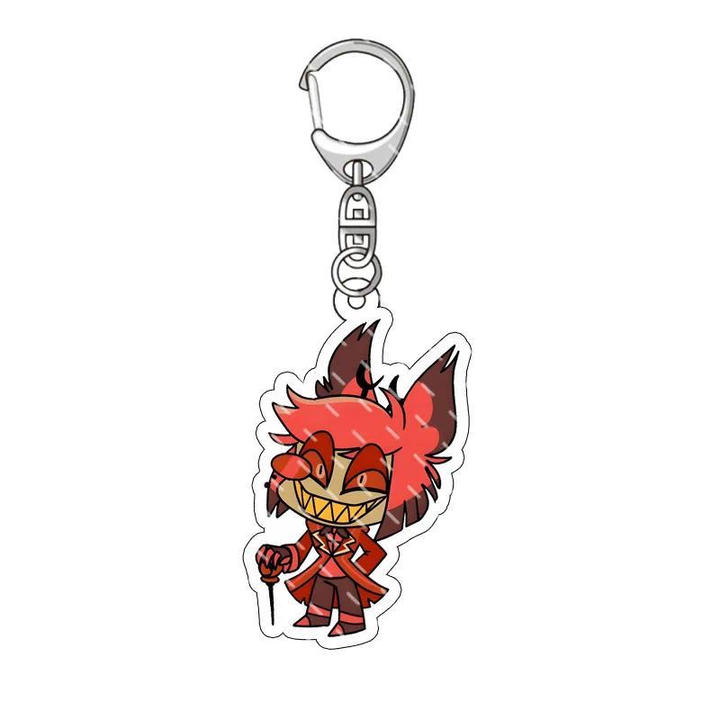 Anime Acrylic Keychain For Hazbin Hotel Vaggie Charlie Alastor Husk Mica Transparent Acrylic Móc Khóa In Theo Yêu Cầu, Chất Liệu Mica Trong Suốt In 2 Mặt , Dày 4mm 4 Anime Acrylic Keychain For Hazbin Hotel Vaggie Charlie Alastor Husk Mica Transparent Acrylic Móc Khóa In Theo Yêu Cầu, Chất Liệu Mica Trong Suốt In 2 Mặt , Dày 4mm - Ảnh 4