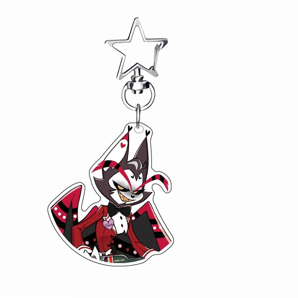 Anime Acrylic Keychain For Hazbin Hotel Vox Niffty Angel Dust Husk Animemicas Keychain Móc Khóa In Theo Yêu Cầu, Chất Liệu Mica Trong Suốt In 2 Mặt , Dày 4mm 4 Anime Acrylic Keychain For Hazbin Hotel Vox Niffty Angel Dust Husk Animemicas Keychain Móc Khóa In Theo Yêu Cầu, Chất Liệu Mica Trong Suốt In 2 Mặt , Dày 4mm - Ảnh 4