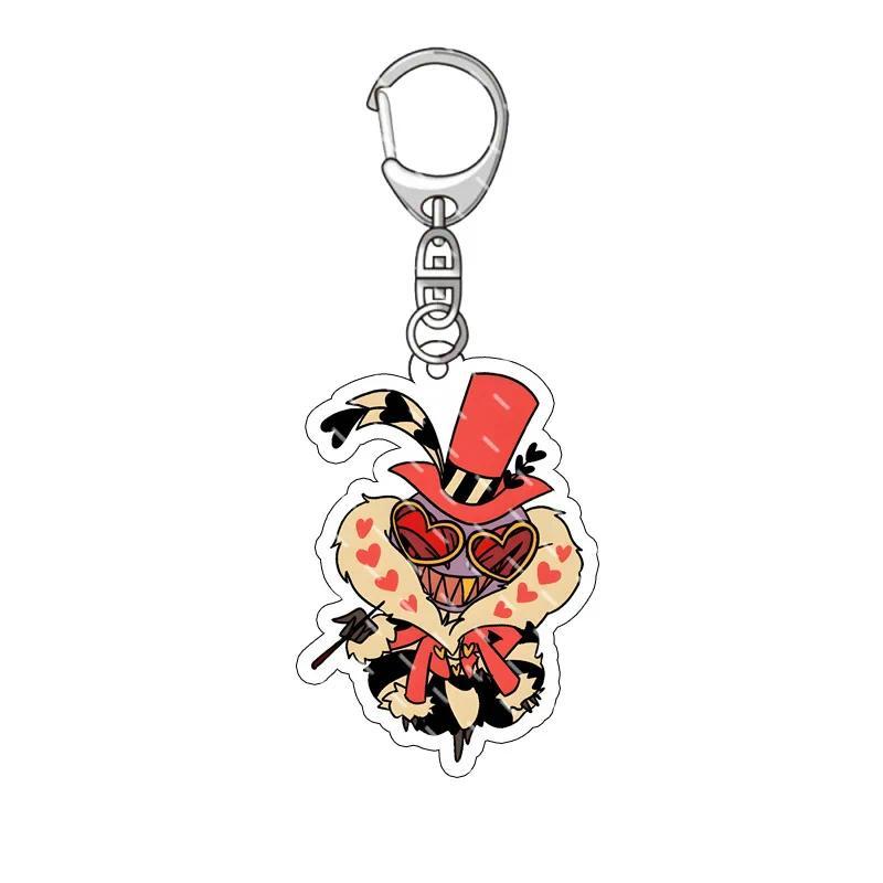 Anime Acrylic Keychain For Hazbin Hotel Vaggie Charlie Alastor Husk Mica Transparent Acrylic Móc Khóa In Theo Yêu Cầu, Chất Liệu Mica Trong Suốt In 2 Mặt , Dày 4mm 5 Anime Acrylic Keychain For Hazbin Hotel Vaggie Charlie Alastor Husk Mica Transparent Acrylic Móc Khóa In Theo Yêu Cầu, Chất Liệu Mica Trong Suốt In 2 Mặt , Dày 4mm - Ảnh 5