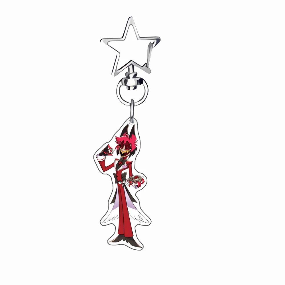 Anime Acrylic Keychain For Hazbin Hotel Alastor Charlie Vaggie Acrylic Key Buckle Keychain S Móc Khóa In Theo Yêu Cầu, Chất Liệu Mica Trong Suốt In 2 Mặt , Dày 4mm 8 Anime Acrylic Keychain For Hazbin Hotel Alastor Charlie Vaggie Acrylic Key Buckle Keychain S Móc Khóa In Theo Yêu Cầu, Chất Liệu Mica Trong Suốt In 2 Mặt , Dày 4mm - Ảnh 8