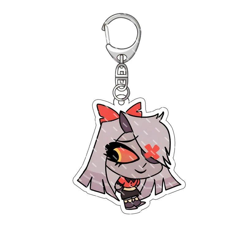 Anime Acrylic Keychain For Hazbin Hotel Vaggie Charlie Alastor Husk Mica Transparent Acrylic Móc Khóa In Theo Yêu Cầu, Chất Liệu Mica Trong Suốt In 2 Mặt , Dày 4mm 8 Anime Acrylic Keychain For Hazbin Hotel Vaggie Charlie Alastor Husk Mica Transparent Acrylic Móc Khóa In Theo Yêu Cầu, Chất Liệu Mica Trong Suốt In 2 Mặt , Dày 4mm - Ảnh 8