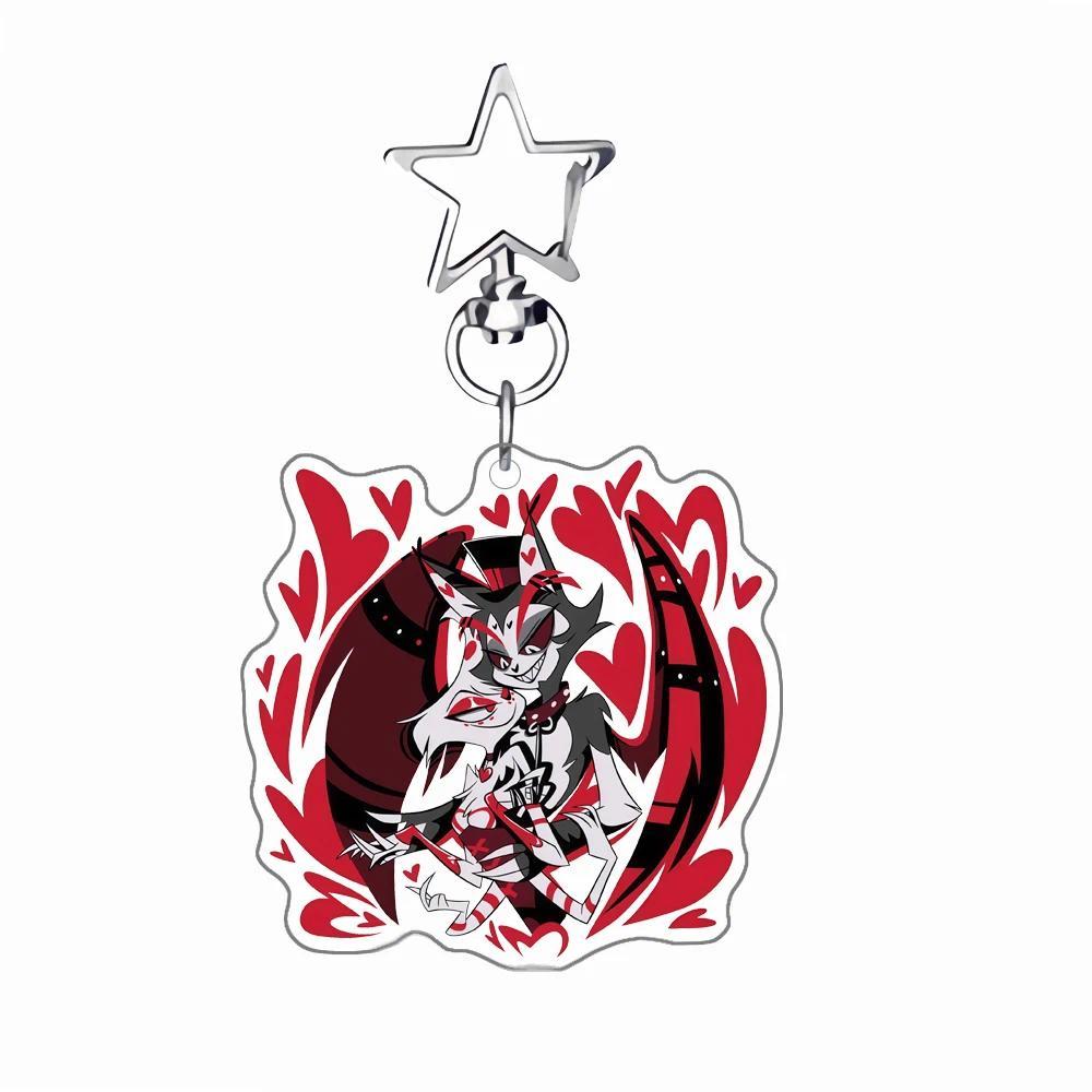 Anime Acrylic Keychain For Hazbin Hotel Vox Niffty Angel Dust Husk Animemicas Keychain Móc Khóa In Theo Yêu Cầu, Chất Liệu Mica Trong Suốt In 2 Mặt , Dày 4mm 8 Anime Acrylic Keychain For Hazbin Hotel Vox Niffty Angel Dust Husk Animemicas Keychain Móc Khóa In Theo Yêu Cầu, Chất Liệu Mica Trong Suốt In 2 Mặt , Dày 4mm - Ảnh 8