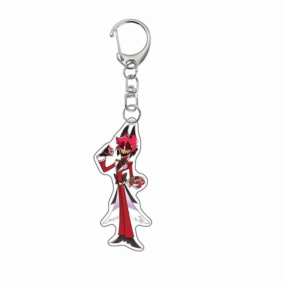 Anime Acrylic Keychain For Hazbin Hotel Alastor Charlie Vaggie Acrylic Key Buckle Keychain S Móc Khóa In Theo Yêu Cầu, Chất Liệu Mica Trong Suốt In 2 Mặt , Dày 4mm 10 Anime Acrylic Keychain For Hazbin Hotel Alastor Charlie Vaggie Acrylic Key Buckle Keychain S Móc Khóa In Theo Yêu Cầu, Chất Liệu Mica Trong Suốt In 2 Mặt , Dày 4mm - Ảnh 10