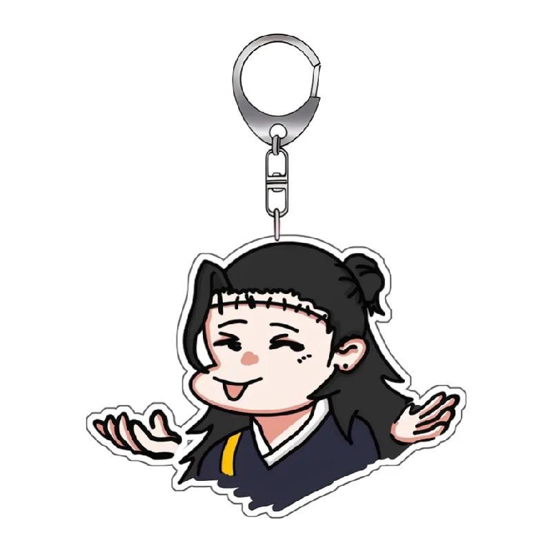 Anime Acrylic Keychain For Jjk Satoru Gojo Suguru Geto Figure Key Ring Cute Backpack Móc Khóa In Theo Yêu Cầu, Chất Liệu Mica Trong Suốt In 2 Mặt , Dày 4mm 3 Anime Acrylic Keychain For Jjk Satoru Gojo Suguru Geto Figure Key Ring Cute Backpack Móc Khóa In Theo Yêu Cầu, Chất Liệu Mica Trong Suốt In 2 Mặt , Dày 4mm - Ảnh 3