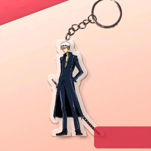 Anime Acrylic Keychain For One Piece Usopp Sanji Trafalgar Lawmicas Acrylic Keychain Keychain Móc Khóa In Theo Yêu Cầu, Chất Liệu Mica Trong Suốt In 2 Mặt , Dày 4mm