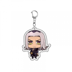 Anime Acrylic Keychain For Steel Ball Run Pesci Melone Giorno Giovanna Leone Abbacchio Móc Khóa In Theo Yêu Cầu, Chất Liệu Mica Trong Suốt In 2 Mặt , Dày 4mm