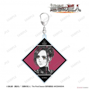 Anime Acrylic Keychainbag For Attack On Titan Levi Ackerman Kirstein Acrylic Collection Fan S Móc Khóa In Theo Yêu Cầu, Chất Liệu Mica Trong Suốt In 2 Mặt , Dày 4mm