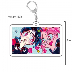 Anime Alien*stage* Acrylic Keychain Anime Game Cartoon Plush Bag Cute Mizi Sua Till Ivan Móc Khóa In Theo Yêu Cầu, Chất Liệu Mica Trong Suốt In 2 Mặt , Dày 4mm