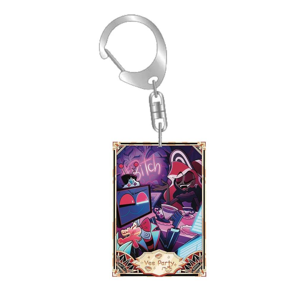 Anime Animations Acrylic Key Ring For Charlie Alastor Angel Dust Lute Acrylic Card Key Buckle Móc Khóa In Theo Yêu Cầu, Chất Liệu Mica Trong Suốt In 2 Mặt , Dày 4mm 25 Anime Animations Acrylic Key Ring For Charlie Alastor Angel Dust Lute Acrylic Card Key Buckle Móc Khóa In Theo Yêu Cầu, Chất Liệu Mica Trong Suốt In 2 Mặt , Dày 4mm - Ảnh 25
