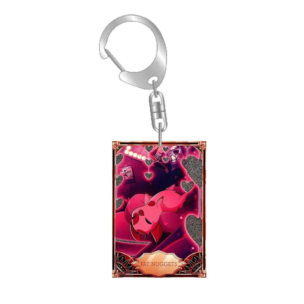 Anime Animations Acrylic Key Ring For Charlie Alastor Angel Dust Lute Acrylic Card Key Buckle Móc Khóa In Theo Yêu Cầu, Chất Liệu Mica Trong Suốt In 2 Mặt , Dày 4mm 4 Anime Animations Acrylic Key Ring For Charlie Alastor Angel Dust Lute Acrylic Card Key Buckle Móc Khóa In Theo Yêu Cầu, Chất Liệu Mica Trong Suốt In 2 Mặt , Dày 4mm - Ảnh 4