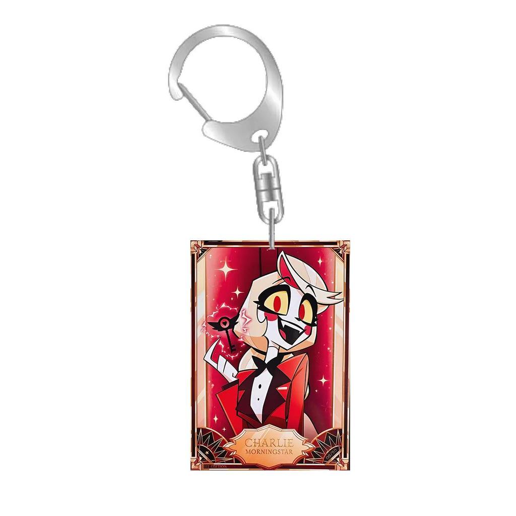 Anime Animations Acrylic Key Ring For Charlie Alastor Angel Dust Lute Acrylic Card Key Buckle Móc Khóa In Theo Yêu Cầu, Chất Liệu Mica Trong Suốt In 2 Mặt , Dày 4mm 6 Anime Animations Acrylic Key Ring For Charlie Alastor Angel Dust Lute Acrylic Card Key Buckle Móc Khóa In Theo Yêu Cầu, Chất Liệu Mica Trong Suốt In 2 Mặt , Dày 4mm - Ảnh 6