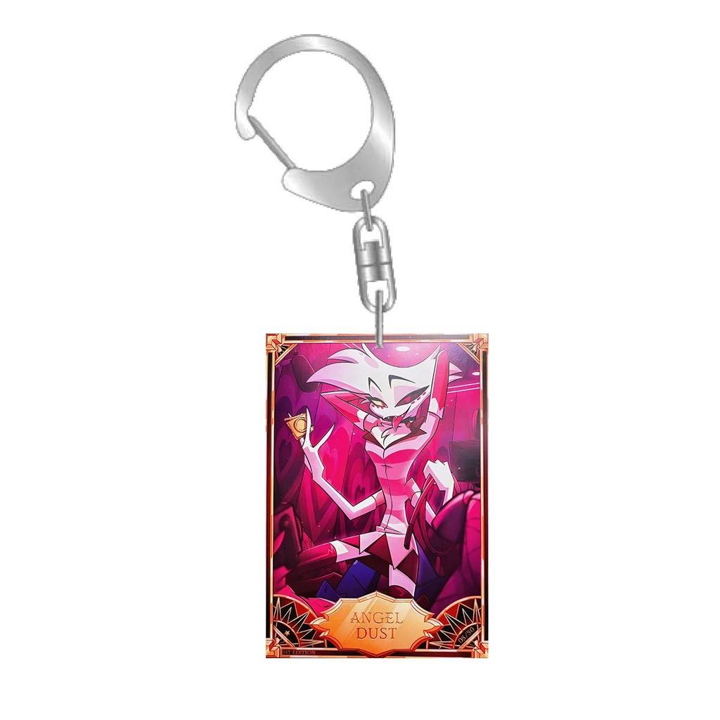 Anime Animations Acrylic Key Ring For Charlie Alastor Angel Dust Lute Acrylic Card Key Buckle Móc Khóa In Theo Yêu Cầu, Chất Liệu Mica Trong Suốt In 2 Mặt , Dày 4mm 7 Anime Animations Acrylic Key Ring For Charlie Alastor Angel Dust Lute Acrylic Card Key Buckle Móc Khóa In Theo Yêu Cầu, Chất Liệu Mica Trong Suốt In 2 Mặt , Dày 4mm - Ảnh 7