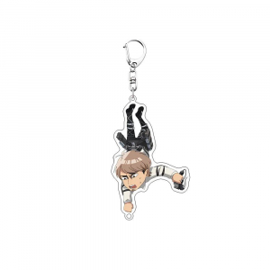 Anime Attack On Titan Mikasa Ackerman 6cm Mica Holder Mica Charm Car Keychain Decorations Fans Móc Khóa In Theo Yêu Cầu, Chất Liệu Mica Trong Suốt In 2 Mặt , Dày 4mm