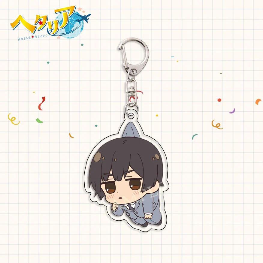 Anime Axis Powers Hetalia Mica Keychain Cartoon Funny Bag Cute Charm Car Keyring Accessaries Móc Khóa In Theo Yêu Cầu, Chất Liệu Mica Trong Suốt In 2 Mặt , Dày 4mm 2 Anime Axis Powers Hetalia Mica Keychain Cartoon Funny Bag Cute Charm Car Keyring Accessaries Móc Khóa In Theo Yêu Cầu, Chất Liệu Mica Trong Suốt In 2 Mặt , Dày 4mm - Ảnh 2