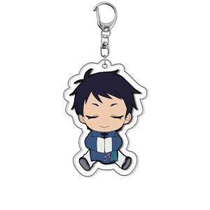 Anime Black Butler Keychain Cartoon Ciel Phantomhive Sebastian Michaelis Bag Tag Baji Trendy Móc Khóa In Theo Yêu Cầu, Chất Liệu Mica Trong Suốt In 2 Mặt , Dày 4mm