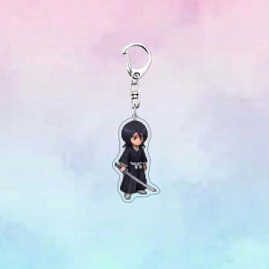 Anime Bleach Mica Keychain Holder Anime Model Ichigo Rukia Fashion Portable Bag Charm Fans Móc Khóa In Theo Yêu Cầu, Chất Liệu Mica Trong Suốt In 2 Mặt , Dày 4mm