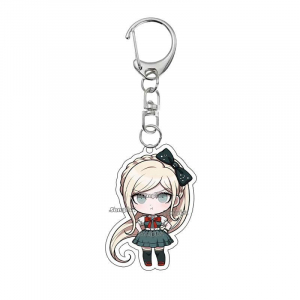 Anime Cartoon Double-sided Print Danganronpa Sonia Nevermind Q Version Acrylic Keychain Cute Móc Khóa In Theo Yêu Cầu, Chất Liệu Mica Trong Suốt In 2 Mặt , Dày 4mm