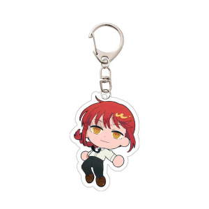 Anime Cartoons Acrylic Keychain Chainsaw Man Power Reze Aki Hayakawa Makima Character Hanging Móc Khóa In Theo Yêu Cầu, Chất Liệu Mica Trong Suốt In 2 Mặt , Dày 4mm