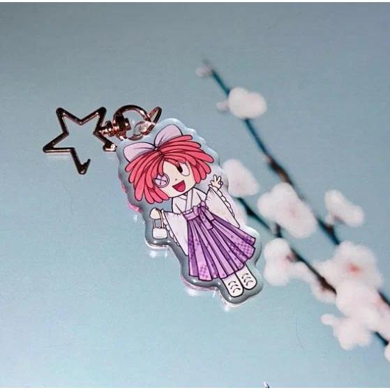 Anime Cartoons Acrylic Keychain Tadc Kinger Rata Pomni Cartoon Character Hanging Peripheral Móc Khóa In Theo Yêu Cầu, Chất Liệu Mica Trong Suốt In 2 Mặt , Dày 4mm 4 Anime Cartoons Acrylic Keychain Tadc Kinger Rata Pomni Cartoon Character Hanging Peripheral Móc Khóa In Theo Yêu Cầu, Chất Liệu Mica Trong Suốt In 2 Mặt , Dày 4mm - Ảnh 4