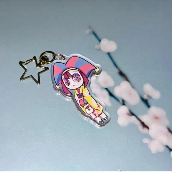 Anime Cartoons Acrylic Keychain Tadc Kinger Rata Pomni Cartoon Character Hanging Peripheral Móc Khóa In Theo Yêu Cầu, Chất Liệu Mica Trong Suốt In 2 Mặt , Dày 4mm 5 Anime Cartoons Acrylic Keychain Tadc Kinger Rata Pomni Cartoon Character Hanging Peripheral Móc Khóa In Theo Yêu Cầu, Chất Liệu Mica Trong Suốt In 2 Mặt , Dày 4mm - Ảnh 5