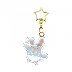Anime Cartoons Mica Key Buckle For Mimikyu Jigglypuff Sprigatito Ampharos Spoink Q Version Móc Khóa In Theo Yêu Cầu, Chất Liệu Mica Trong Suốt In 2 Mặt , Dày 4mm