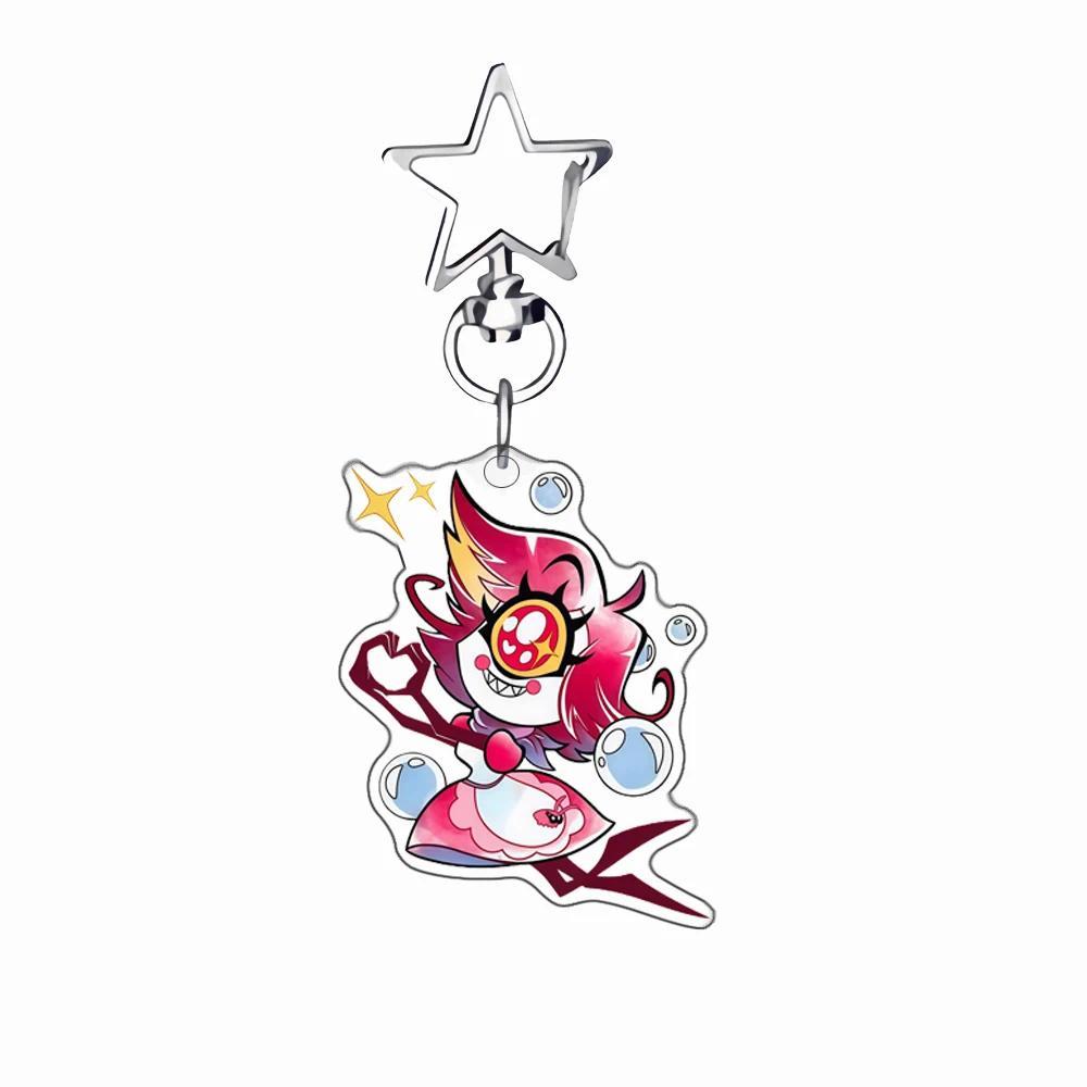Anime Cartoons Mica Keychain For Alastor Lucifer Self-made Q Version Mica Key Buckle Student Móc Khóa In Theo Yêu Cầu, Chất Liệu Mica Trong Suốt In 2 Mặt , Dày 4mm 2 Anime Cartoons Mica Keychain For Alastor Lucifer Self-made Q Version Mica Key Buckle Student Móc Khóa In Theo Yêu Cầu, Chất Liệu Mica Trong Suốt In 2 Mặt , Dày 4mm - Ảnh 2