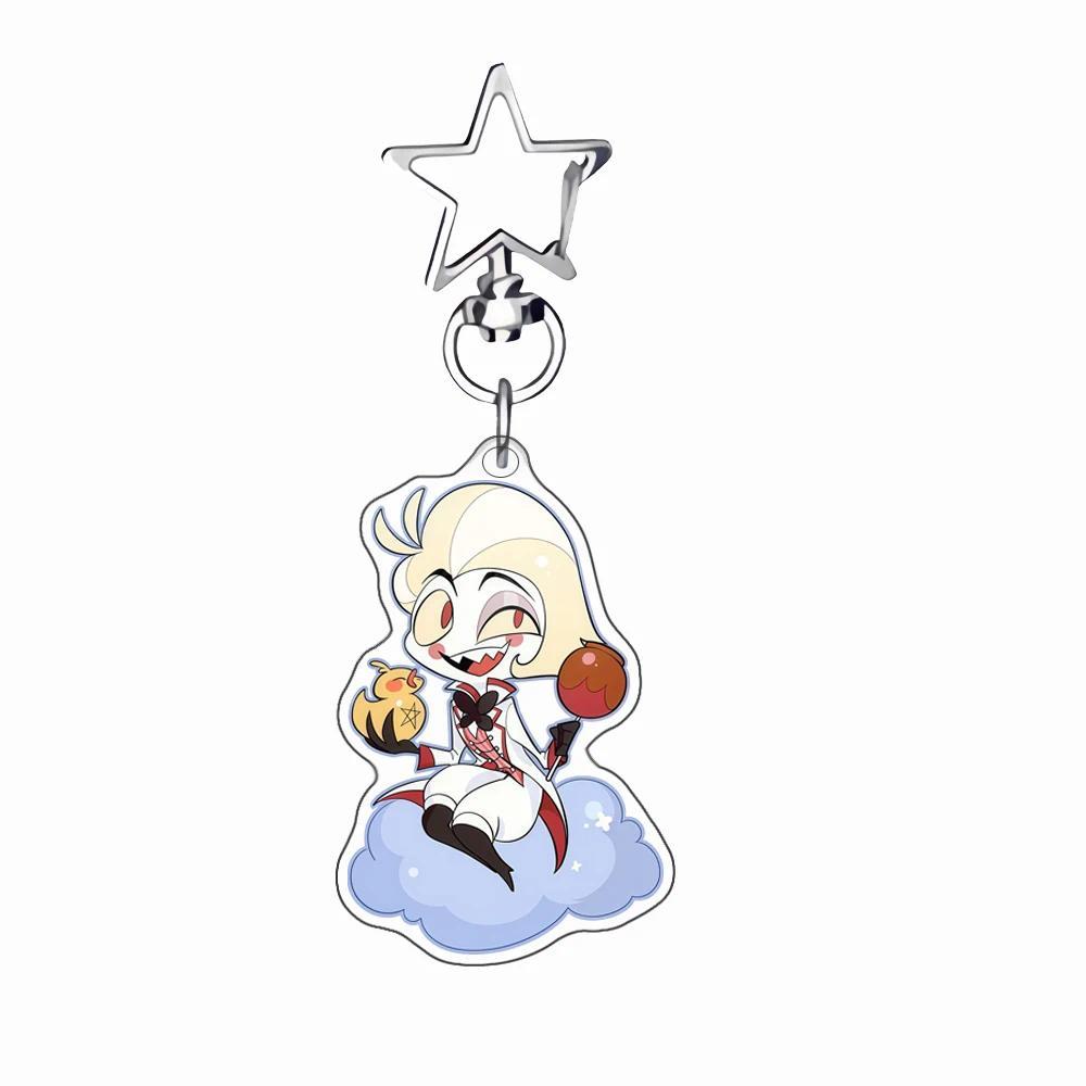 Anime Cartoons Mica Keychain For Alastor Lucifer Self-made Q Version Mica Key Buckle Student Móc Khóa In Theo Yêu Cầu, Chất Liệu Mica Trong Suốt In 2 Mặt , Dày 4mm 3 Anime Cartoons Mica Keychain For Alastor Lucifer Self-made Q Version Mica Key Buckle Student Móc Khóa In Theo Yêu Cầu, Chất Liệu Mica Trong Suốt In 2 Mặt , Dày 4mm - Ảnh 3