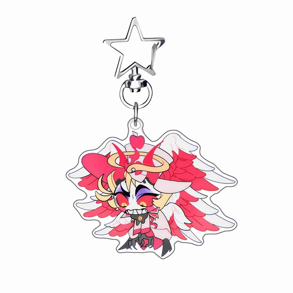 Anime Cartoons Mica Keychain For Alastor Lucifer Self-made Q Version Mica Key Buckle Student Móc Khóa In Theo Yêu Cầu, Chất Liệu Mica Trong Suốt In 2 Mặt , Dày 4mm 5 Anime Cartoons Mica Keychain For Alastor Lucifer Self-made Q Version Mica Key Buckle Student Móc Khóa In Theo Yêu Cầu, Chất Liệu Mica Trong Suốt In 2 Mặt , Dày 4mm - Ảnh 5