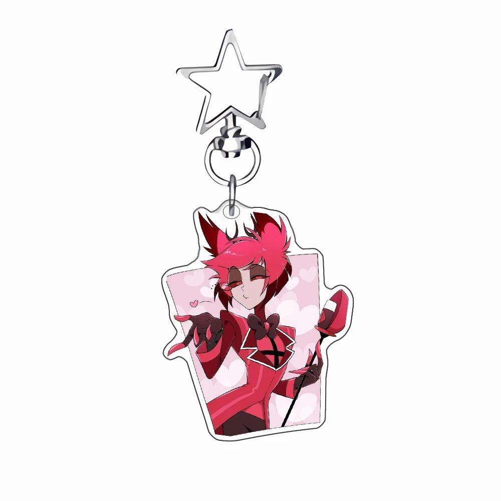 Anime Cartoons Mica Keychain For Alastor Lucifer Self-made Q Version Mica Key Buckle Student Móc Khóa In Theo Yêu Cầu, Chất Liệu Mica Trong Suốt In 2 Mặt , Dày 4mm 6 Anime Cartoons Mica Keychain For Alastor Lucifer Self-made Q Version Mica Key Buckle Student Móc Khóa In Theo Yêu Cầu, Chất Liệu Mica Trong Suốt In 2 Mặt , Dày 4mm - Ảnh 6