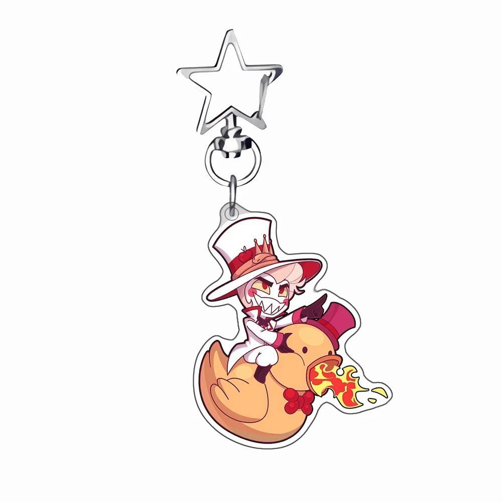 Anime Cartoons Mica Keychain For Alastor Lucifer Self-made Q Version Mica Key Buckle Student Móc Khóa In Theo Yêu Cầu, Chất Liệu Mica Trong Suốt In 2 Mặt , Dày 4mm 7 Anime Cartoons Mica Keychain For Alastor Lucifer Self-made Q Version Mica Key Buckle Student Móc Khóa In Theo Yêu Cầu, Chất Liệu Mica Trong Suốt In 2 Mặt , Dày 4mm - Ảnh 7