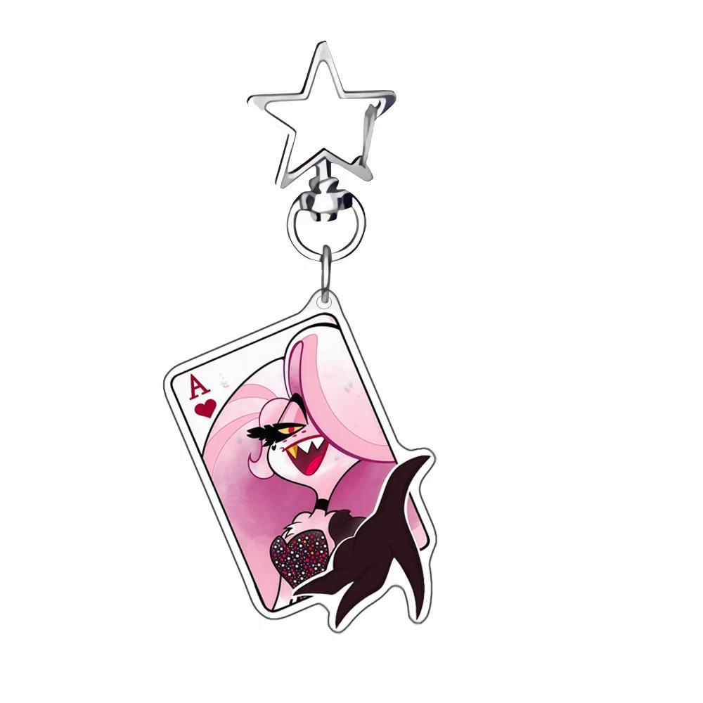 Anime Cartoons Mica Keychain For Alastor Lucifer Self-made Q Version Mica Key Buckle Student Móc Khóa In Theo Yêu Cầu, Chất Liệu Mica Trong Suốt In 2 Mặt , Dày 4mm 10 Anime Cartoons Mica Keychain For Alastor Lucifer Self-made Q Version Mica Key Buckle Student Móc Khóa In Theo Yêu Cầu, Chất Liệu Mica Trong Suốt In 2 Mặt , Dày 4mm - Ảnh 10