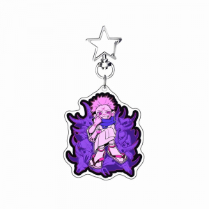 Anime Cartoons Mica Keychain For Jjk Yuji Itadori Choso Q Version Diy Mica Key Buckle Mica Móc Khóa In Theo Yêu Cầu, Chất Liệu Mica Trong Suốt In 2 Mặt , Dày 4mm