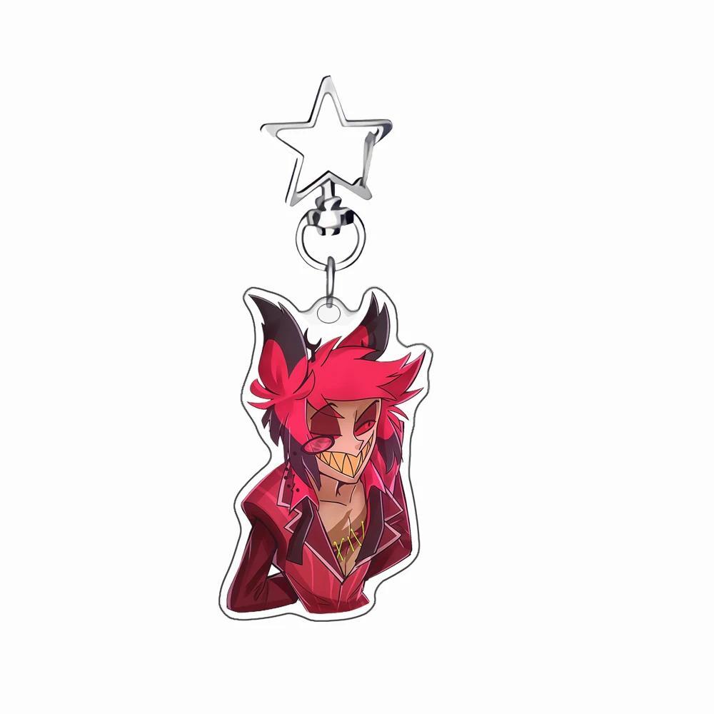Anime Cartoons Mica Keychains For Alastor Series Self-made Mica Key Buckle Mica Student Móc Khóa In Theo Yêu Cầu, Chất Liệu Mica Trong Suốt In 2 Mặt , Dày 4mm 3 Anime Cartoons Mica Keychains For Alastor Series Self-made Mica Key Buckle Mica Student Móc Khóa In Theo Yêu Cầu, Chất Liệu Mica Trong Suốt In 2 Mặt , Dày 4mm - Ảnh 3