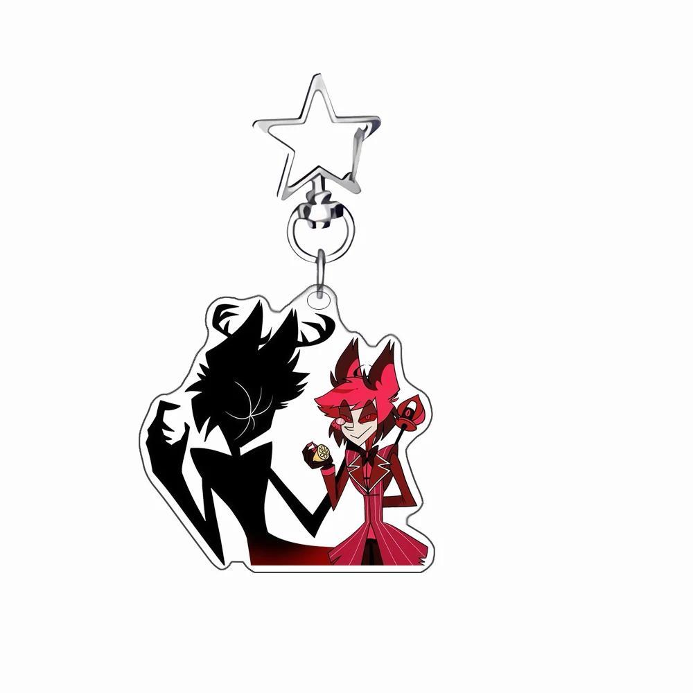 Anime Cartoons Mica Keychains For Alastor Series Self-made Mica Key Buckle Mica Student Móc Khóa In Theo Yêu Cầu, Chất Liệu Mica Trong Suốt In 2 Mặt , Dày 4mm 4 Anime Cartoons Mica Keychains For Alastor Series Self-made Mica Key Buckle Mica Student Móc Khóa In Theo Yêu Cầu, Chất Liệu Mica Trong Suốt In 2 Mặt , Dày 4mm - Ảnh 4