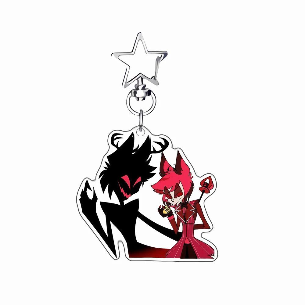 Anime Cartoons Mica Keychains For Alastor Series Self-made Mica Key Buckle Mica Student Móc Khóa In Theo Yêu Cầu, Chất Liệu Mica Trong Suốt In 2 Mặt , Dày 4mm 5 Anime Cartoons Mica Keychains For Alastor Series Self-made Mica Key Buckle Mica Student Móc Khóa In Theo Yêu Cầu, Chất Liệu Mica Trong Suốt In 2 Mặt , Dày 4mm - Ảnh 5