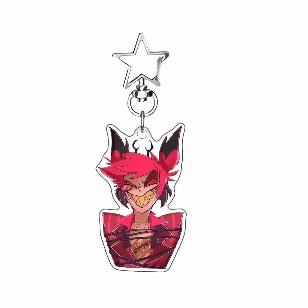 Anime Cartoons Mica Keychains For Alastor Series Self-made Mica Key Buckle Mica Student Móc Khóa In Theo Yêu Cầu, Chất Liệu Mica Trong Suốt In 2 Mặt , Dày 4mm 6 Anime Cartoons Mica Keychains For Alastor Series Self-made Mica Key Buckle Mica Student Móc Khóa In Theo Yêu Cầu, Chất Liệu Mica Trong Suốt In 2 Mặt , Dày 4mm - Ảnh 6