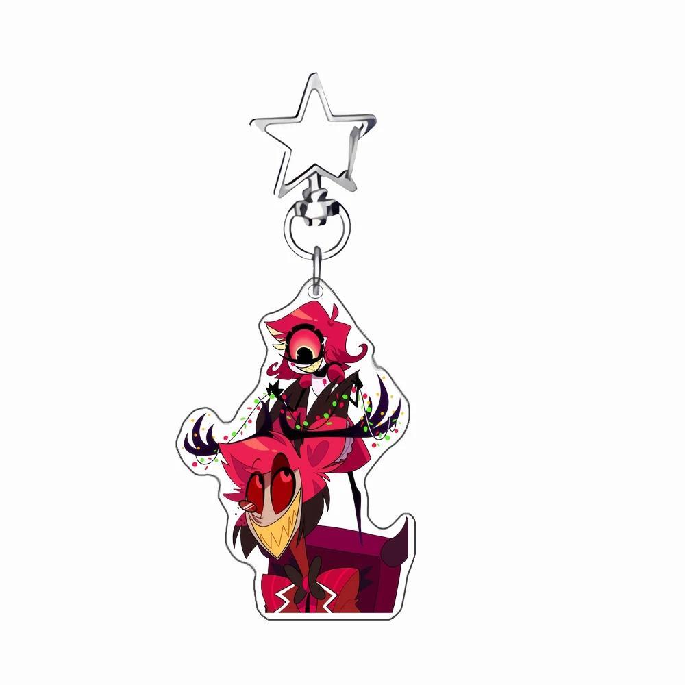 Anime Cartoons Mica Keychains For Alastor Series Self-made Mica Key Buckle Mica Student Móc Khóa In Theo Yêu Cầu, Chất Liệu Mica Trong Suốt In 2 Mặt , Dày 4mm 8 Anime Cartoons Mica Keychains For Alastor Series Self-made Mica Key Buckle Mica Student Móc Khóa In Theo Yêu Cầu, Chất Liệu Mica Trong Suốt In 2 Mặt , Dày 4mm - Ảnh 8