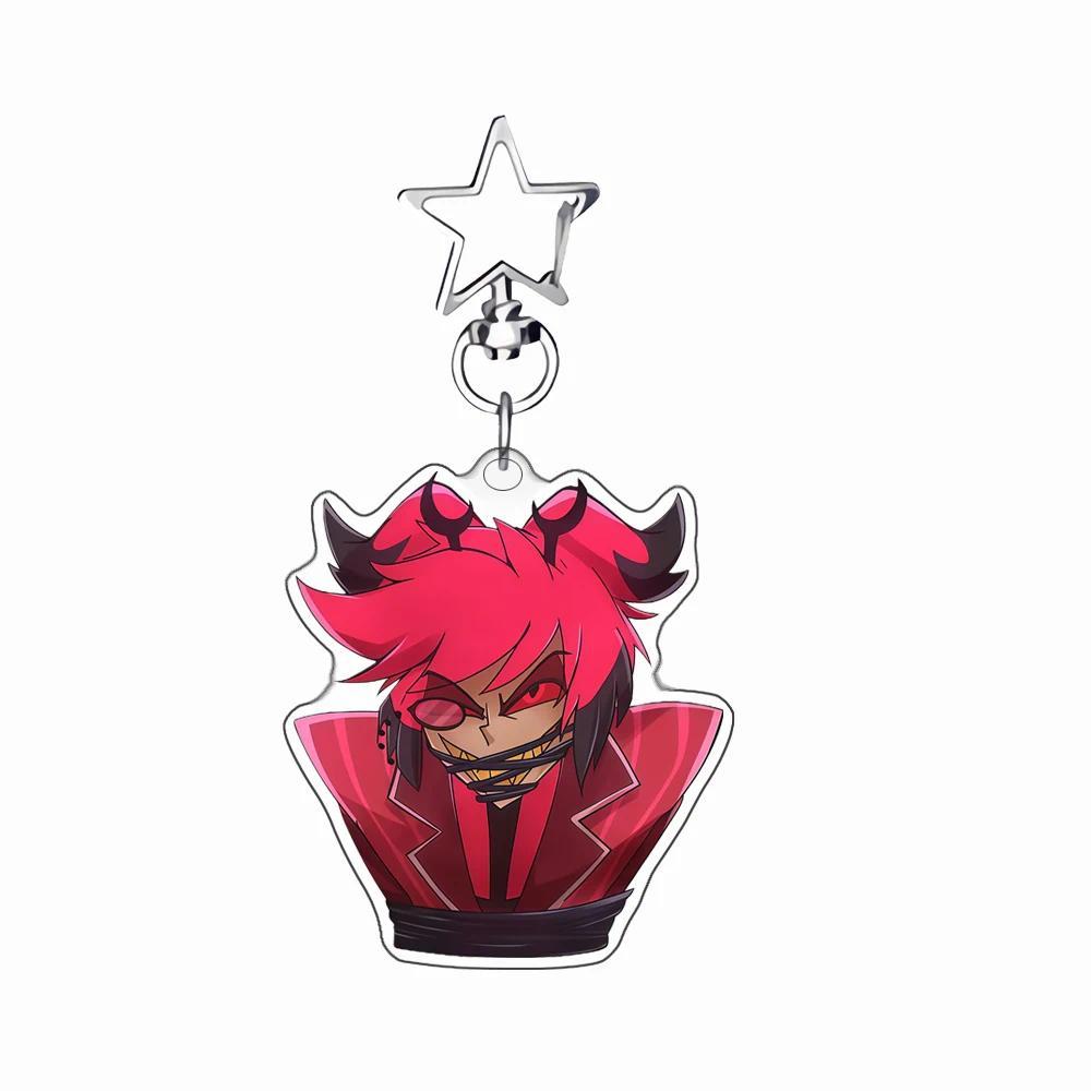 Anime Cartoons Mica Keychains For Alastor Series Self-made Mica Key Buckle Mica Student Móc Khóa In Theo Yêu Cầu, Chất Liệu Mica Trong Suốt In 2 Mặt , Dày 4mm 10 Anime Cartoons Mica Keychains For Alastor Series Self-made Mica Key Buckle Mica Student Móc Khóa In Theo Yêu Cầu, Chất Liệu Mica Trong Suốt In 2 Mặt , Dày 4mm - Ảnh 10